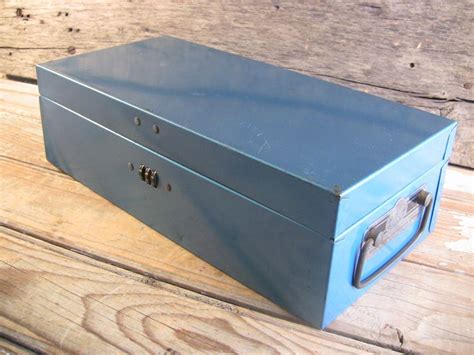 small metal lock box 1960swith key|1960s Metal Lock Box .